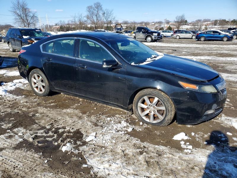 2012 Acura Tl VIN 19UUA8F25CA033033 COPART salvage auction — MECHANICAL, Md - Bill Of Sale, sold $400 on 2026-07-09 (photo 4)