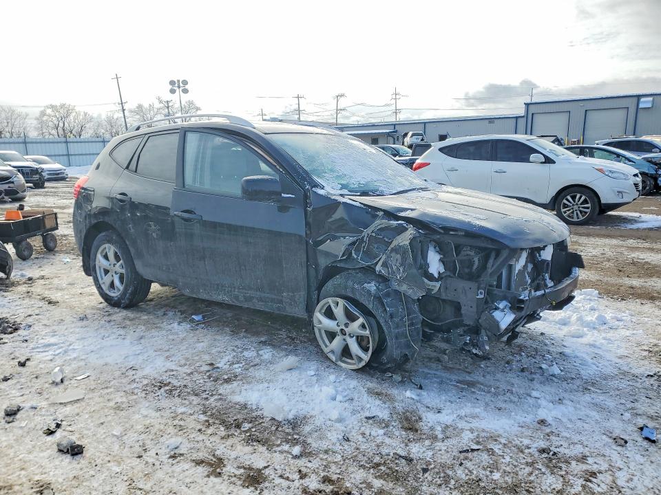2008 Nissan Rogue VIN JN8AS58V98W112336 COPART salvage auction — FRONT END, Il - Salvage Certificate, sold $225 on 2026-07-17 (photo 4)