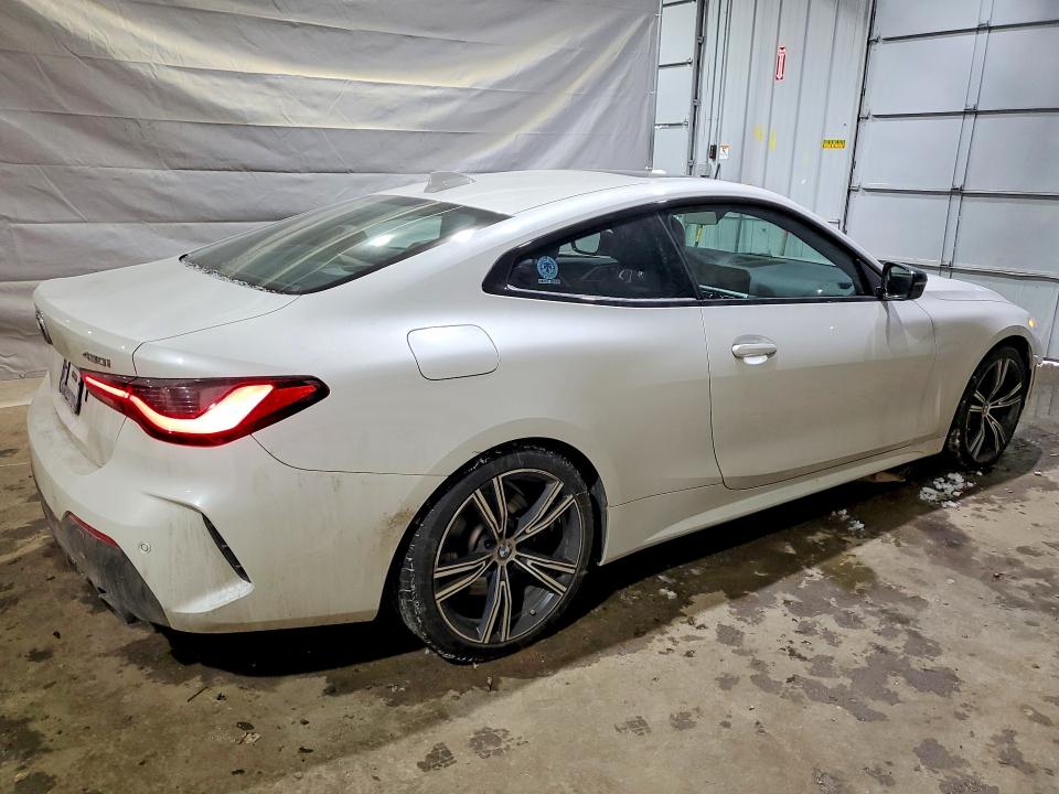 2021 BMW 4er VIN WBA73AP08MCF74593 COPART salvage auction — SIDE, ID - SALVAGE CERTIFICATE OF TITLE, sold $13,700 on 2026-07-14 (photo 3)