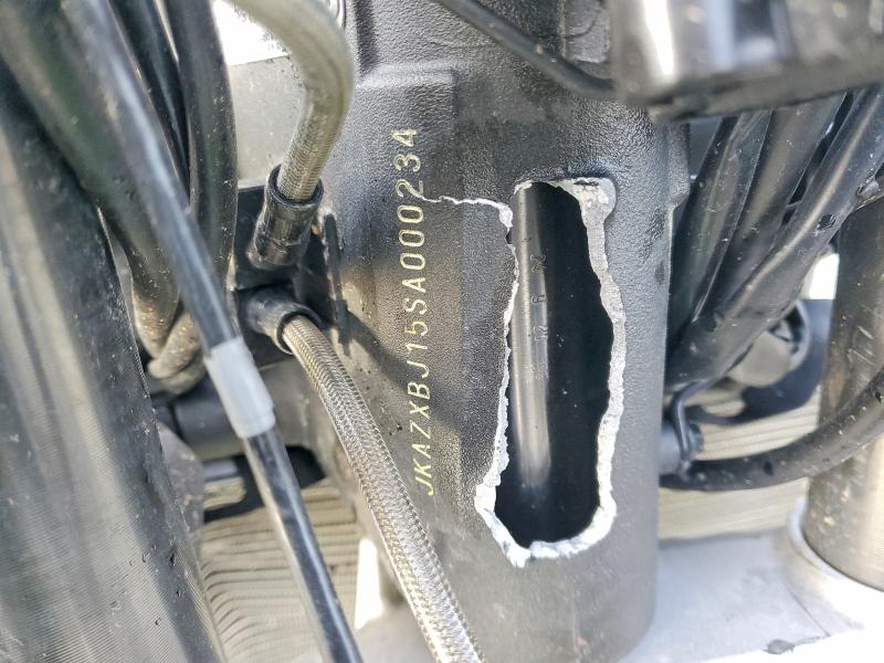 2025 Kawasaki Zx1100 VIN JKAZXBJ15SA000234 COPART salvage auction — ALL OVER, Ga - Cert Of Title-Salvage, sold $2,975 on 2026-07-30 (photo 9)