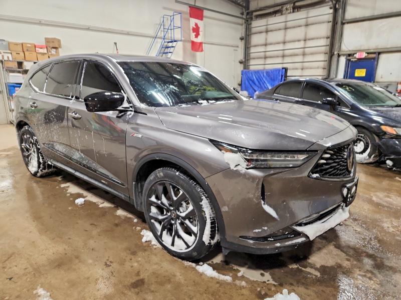 2024 Acura Mdx VIN 5J8YE1H00RL801877 COPART salvage auction — VANDALISM, Salvage Title, sold $17,400 on 2026-07-28 (photo 4)