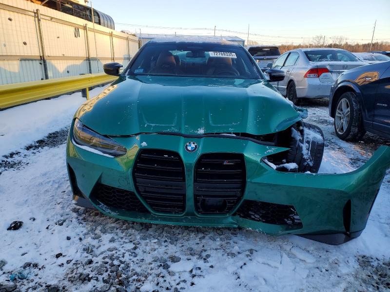 2024 BMW M4 VIN WBS43AZ08RCP59257 COPART salvage auction — FRONT END, MA - CERT OF TITLE-SALVAGE, sold $200 on 2026-07-29 (photo 5)