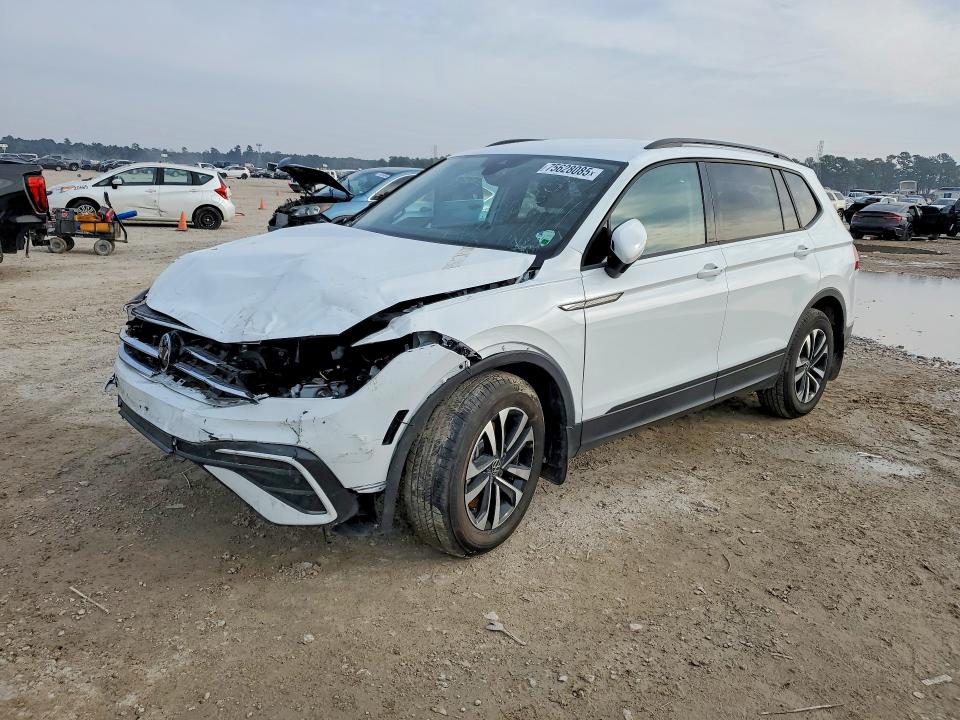 2024 Volkswagen Tiguan VIN 3VVRB7AX5RM232207 COPART salvage auction — FRONT END, La - Cert Of Title-Salvage, sold $8,700 on 2026-07-28 (photo 1)