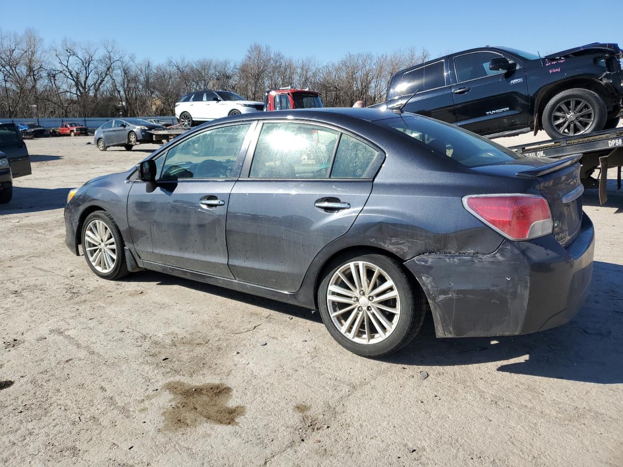 2013 SUBARU IMPREZA VIN JF1GJAG68DH014995 COPART salvage auction — ALL OVER, OK - CERT OF TITLE-SALVAGE, sold $1,750 on 2024-08-13 (photo 2)