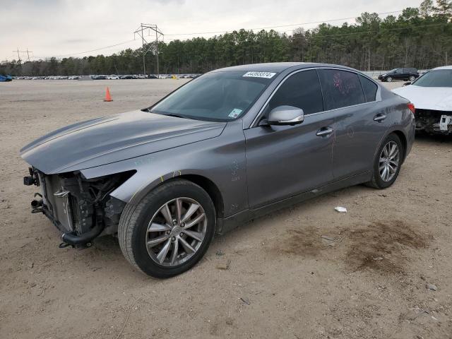 2017 Infiniti Q50 VIN JN1CV7AR8HM681486 COPART salvage auction — FRONT END, La - Permit To Sell, sold $2,200 on 2026-07-17 (photo 1)