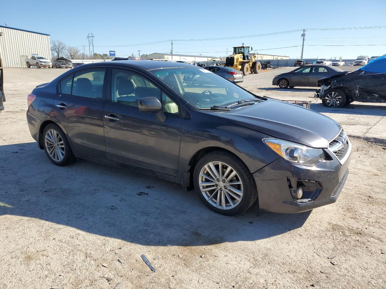 2013 SUBARU IMPREZA VIN JF1GJAG68DH014995 COPART salvage auction — ALL OVER, OK - CERT OF TITLE-SALVAGE, sold $1,750 on 2024-08-13 (photo 4)
