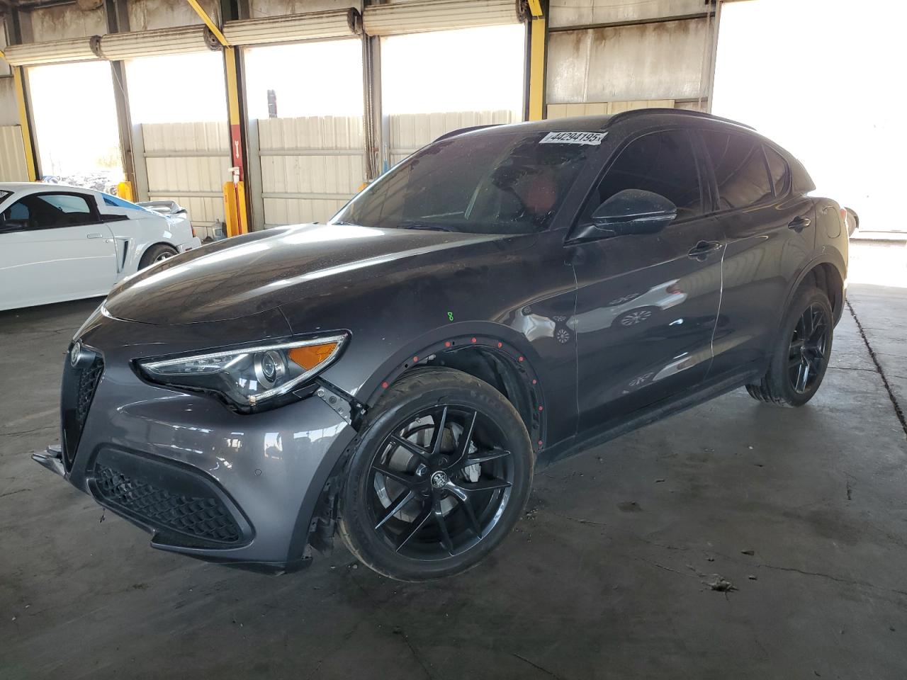 2021 ALFA ROMEO STELVIO SP VIN ZASPAJAN9M7D09255 — COPART salvage auction photo