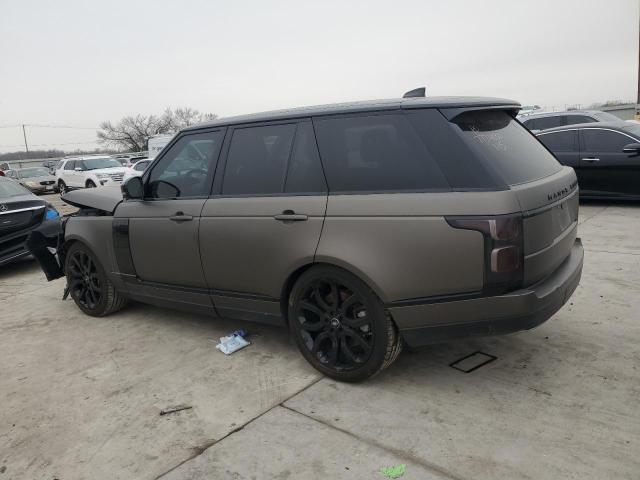 2021 Land rover RANGE ROVER VIN SALGS2SE8MA419591 COPART salvage auction — FRONT END, Salvage Title, sold $28,000 on 2026-08-20 (photo 2)