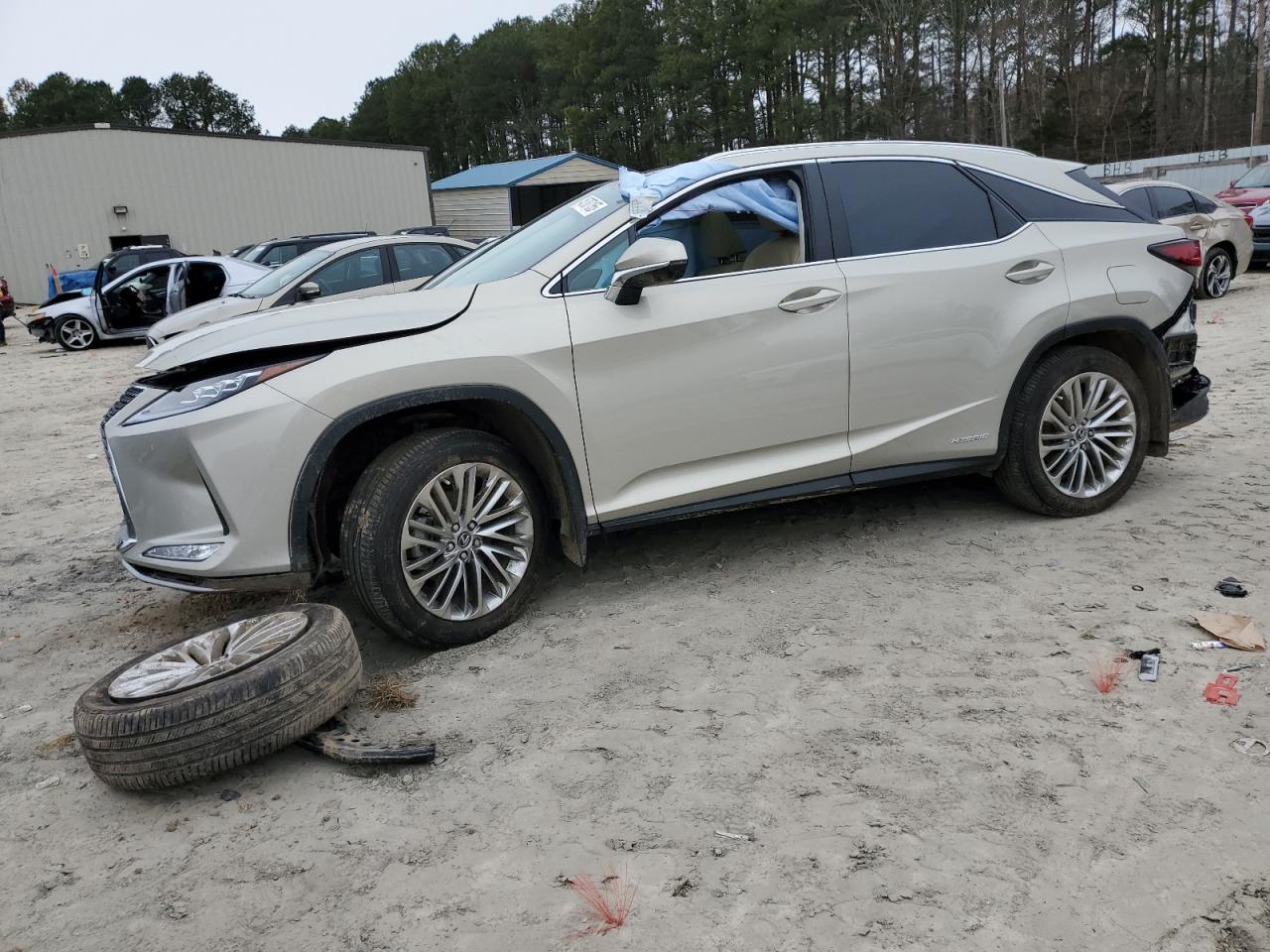 2020 LEXUS RX450 VIN 2T2JGMDA3LC047927 — COPART salvage auction photo