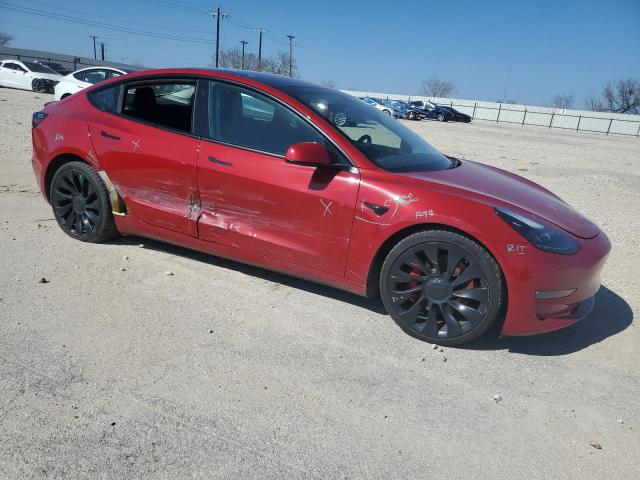 2021 Tesla Model 3 VIN 5YJ3E1EC5MF044414 COPART salvage auction — SIDE, Tx - Salvage Vehicle Title, sold $5,200 on 2026-07-09 (photo 4)