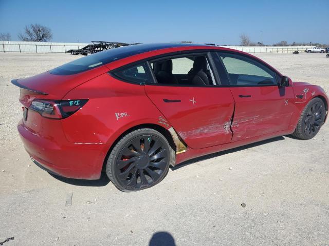 2021 Tesla Model 3 VIN 5YJ3E1EC5MF044414 COPART salvage auction — SIDE, Tx - Salvage Vehicle Title, sold $5,200 on 2026-07-09 (photo 3)