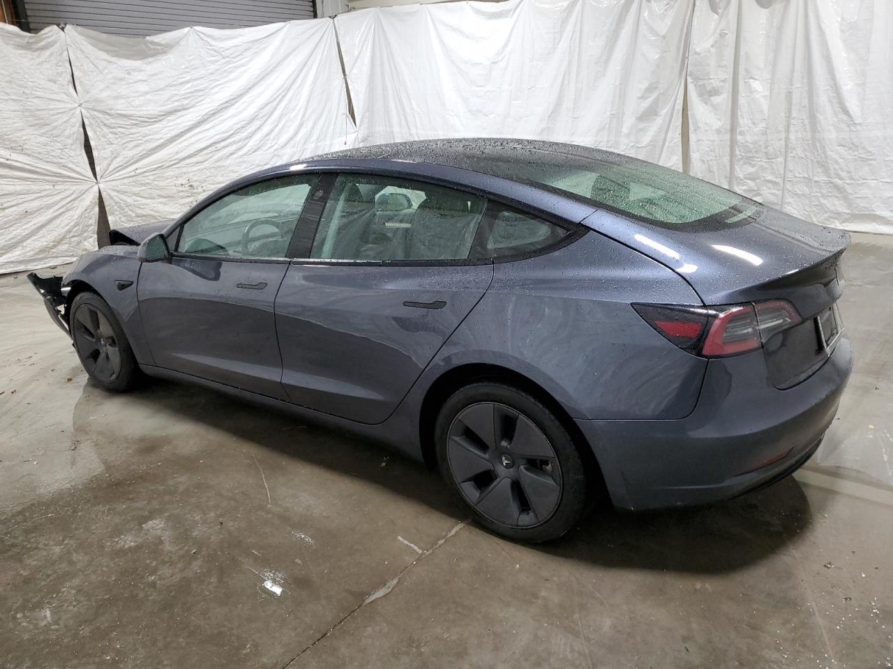 2022 TESLA MODEL 3 VIN 5YJ3E1EA8NF286601 COPART salvage auction — FRONT END, IL - CERTIFICATE OF TITLE, sold $8,200 on 2025-03-05 (photo 2)