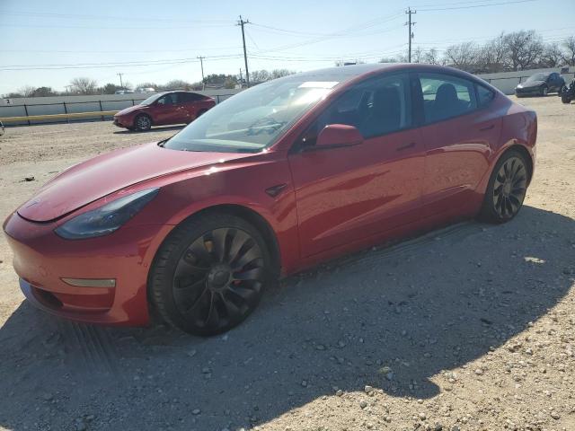 2021 Tesla Model 3 VIN 5YJ3E1EC5MF044414 COPART salvage auction — SIDE, Tx - Salvage Vehicle Title, sold $5,200 on 2026-07-09 (photo 1)