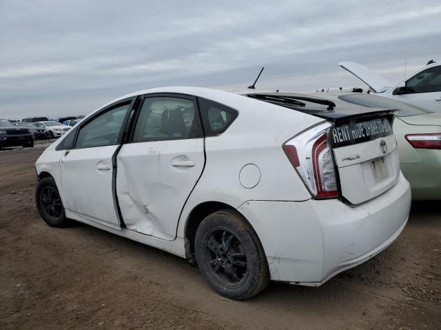 2013 Toyota Prius VIN JTDKN3DU1D1630666 COPART salvage auction — FRONT END, Il - Salvage Certificate, sold $400 on 2026-07-14 (photo 2)