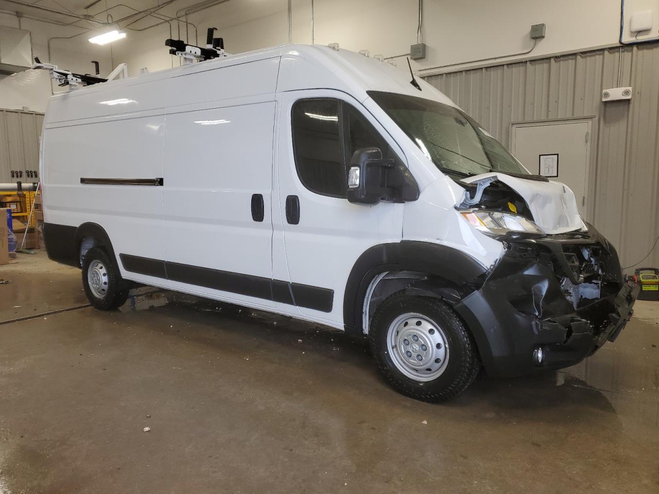 2023 Ram Promaster Cargo Van VIN 3C6MRVJG7PE530166 COPART salvage auction — Front End, WY - CERT OF TITLE-SALVAGE, sold $7,500 on 2026-06-24 (photo 4)