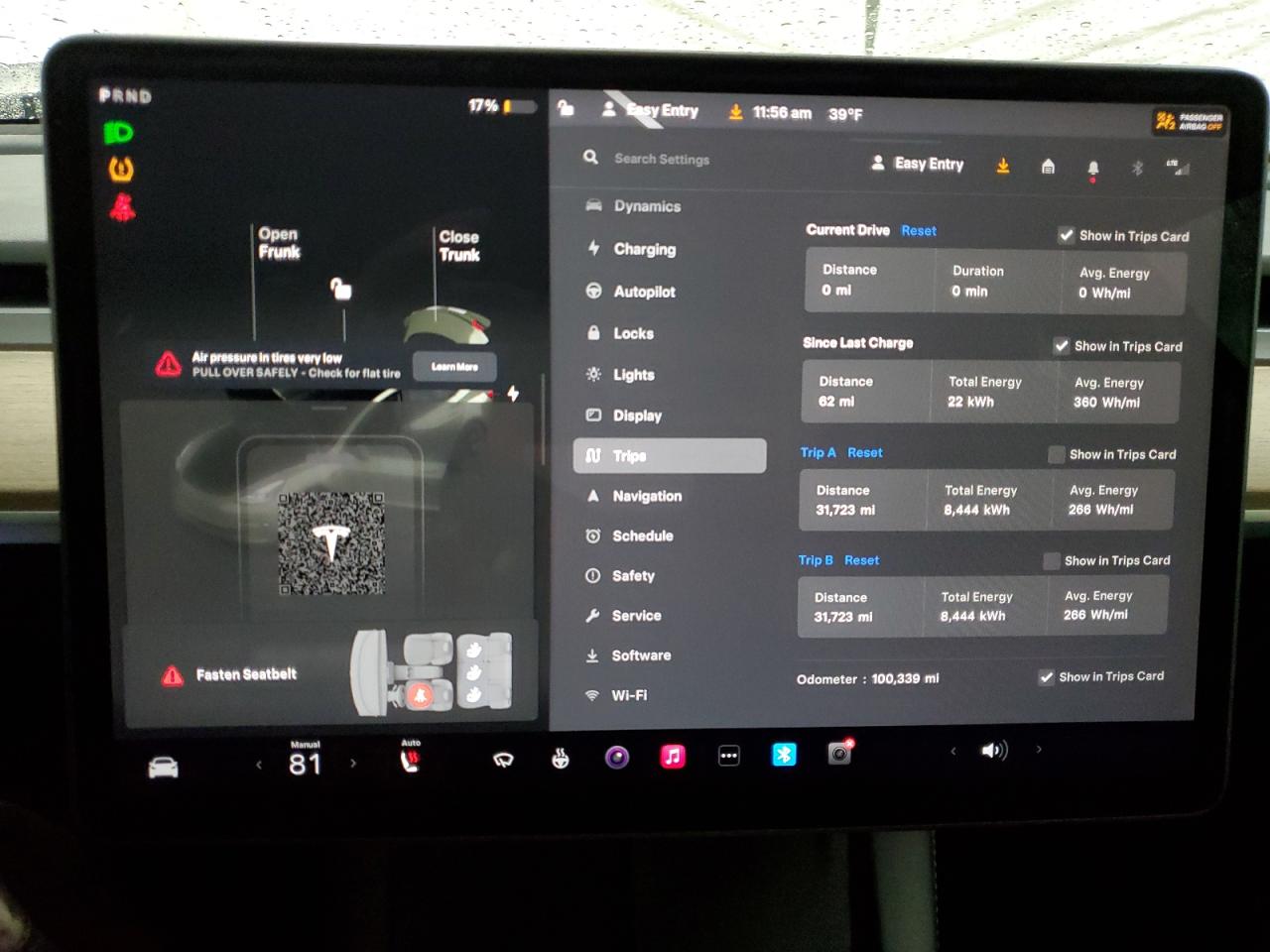 2022 TESLA MODEL 3 VIN 5YJ3E1EA8NF286601 COPART salvage auction — FRONT END, IL - CERTIFICATE OF TITLE, sold $8,200 on 2025-03-05 (photo 9)