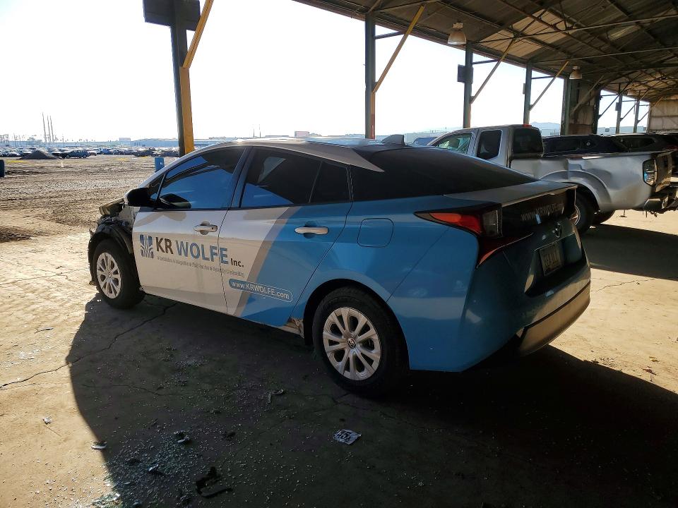 2021 Toyota Prius VIN JTDKAMFU5M3151640 COPART salvage auction — FRONT END, Az - Cert Of Title - Salvage, sold $7,000 on 2026-07-13 (photo 2)