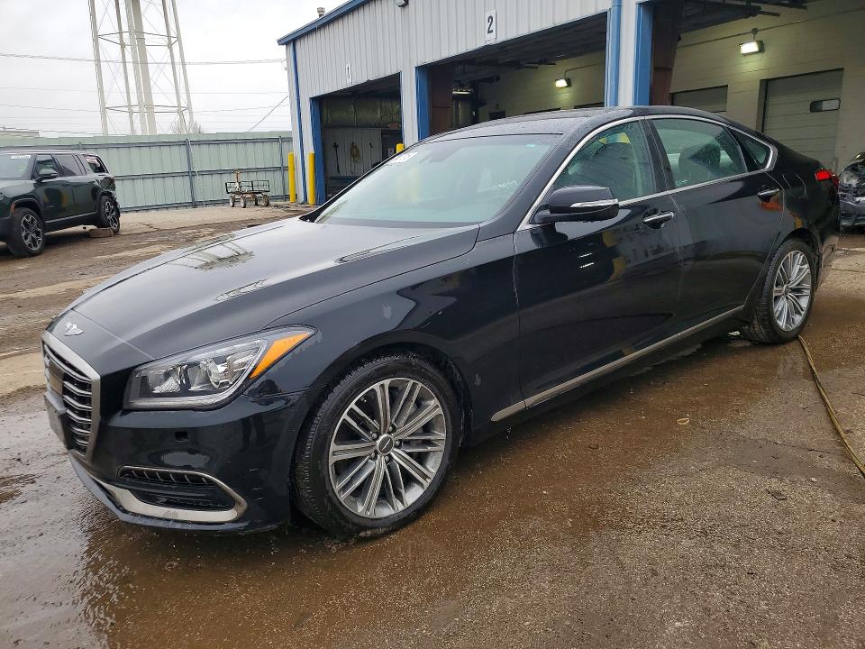 2019 Genesis G80 VIN KMTFN4JE2KU313108 COPART salvage auction — VANDALISM, Il - Salvage Certificate, sold $15,000 on 2026-07-08 (photo 1)