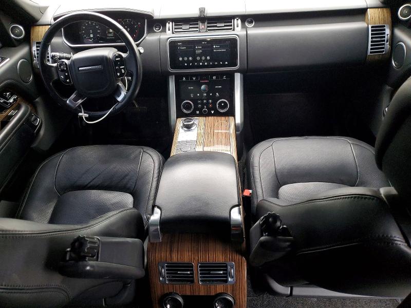 2018 Land rover RANGE ROVER VIN SALGS2RE7JA515021 COPART salvage auction — FRONT END, Il - Salvage Certificate, sold $15,500 on 2026-07-07 (photo 8)