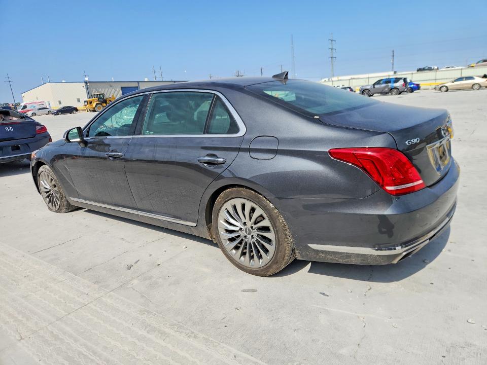 2018 Genesis G90 VIN KMHG54JH8JU049609 COPART salvage auction — FRONT END, Tx - Salvage Vehicle Title, sold $8,100 on 2026-07-24 (photo 2)