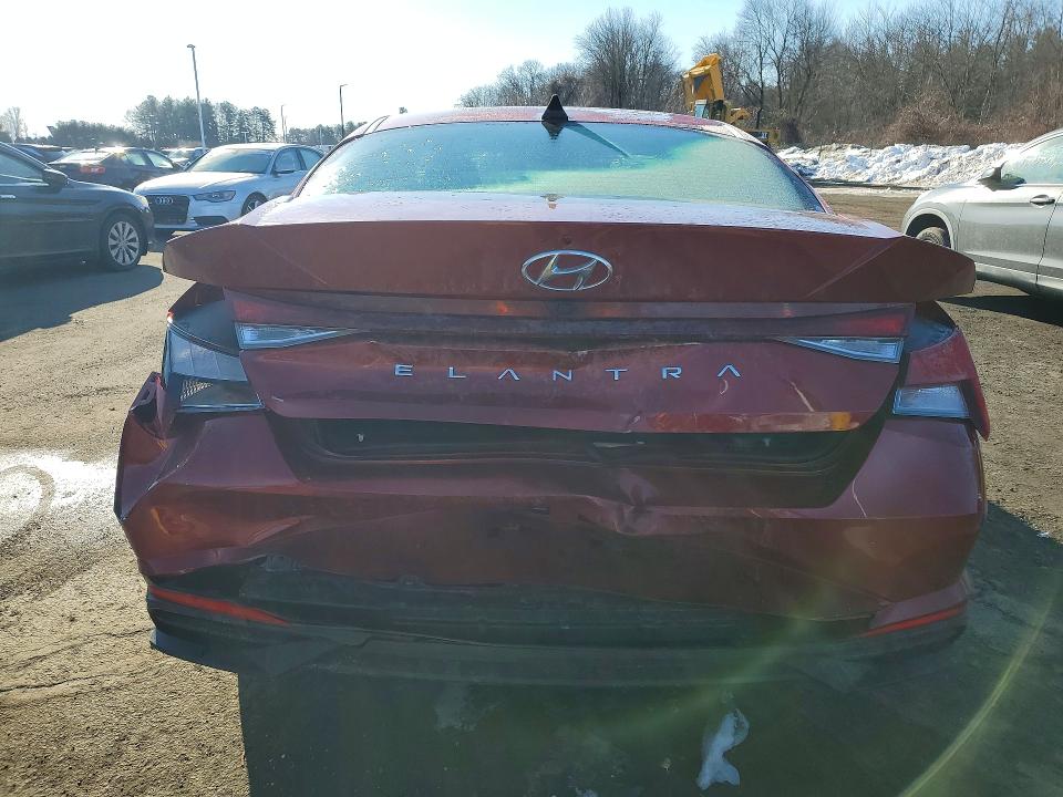 2023 Hyundai Elantra VIN KMHLS4AG8PU596662 COPART salvage auction — REAR END, Salvage Title, sold $5,400 on 2026-07-16 (photo 6)
