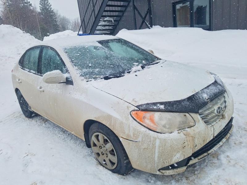 2010 Hyundai Elantra VIN KMHDU4BD7AU991037 COPART salvage auction — FRONT END, Qc - Gravement Accidente, sold $375 on 2026-07-07 (photo 4)
