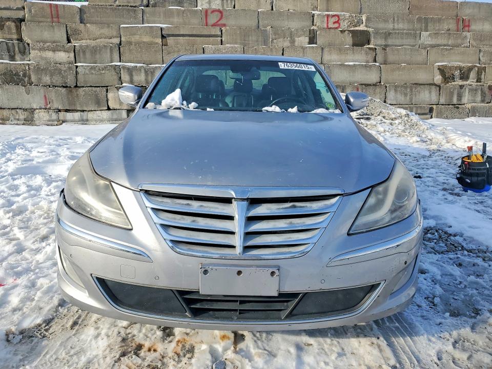 2013 Hyundai Genesis VIN KMHGC4DH4DU221284 COPART salvage auction — FRONT END, Oh - Certificate Of Title, sold $275 on 2026-07-02 (photo 5)