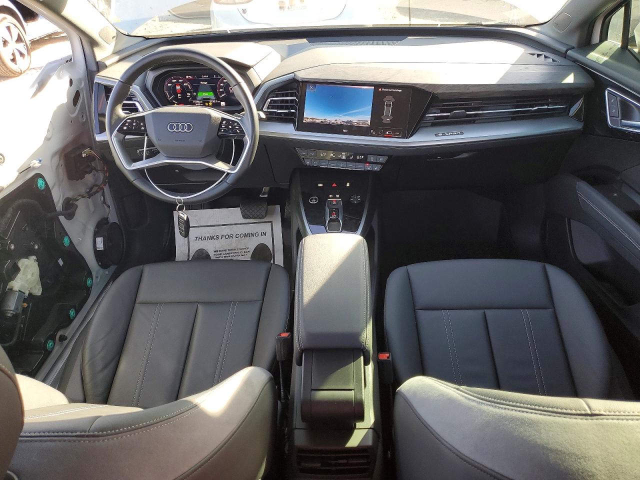 2024 Audi Q4 e-tron VIN WA1L2BFZ5RP023085 COPART salvage auction — Side, CA - SALVAGE CERTIFICATE, sold $14,100 on 2026-07-10 (photo 8)