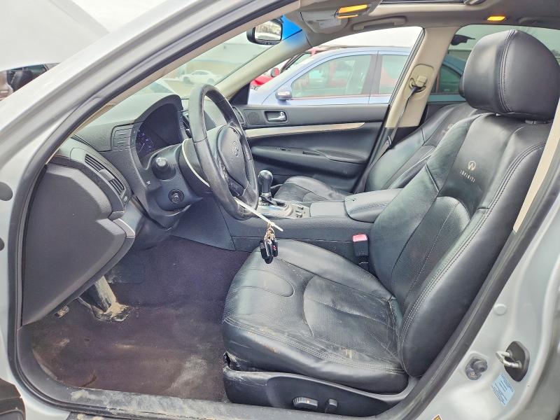 2011 Infiniti G VIN JN1CV6AR6BM355249 COPART salvage auction — REAR END, Ct - Cert Of Title-Salvage, sold $625 on 2026-07-14 (photo 7)