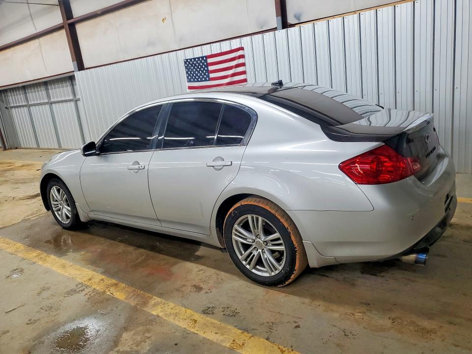 2013 Infiniti G VIN JN1CV6AR9DM754207 COPART salvage auction — FRONT END, Nc - Salvage Certificate Of Title, sold $2,300 on 2026-07-08 (photo 2)