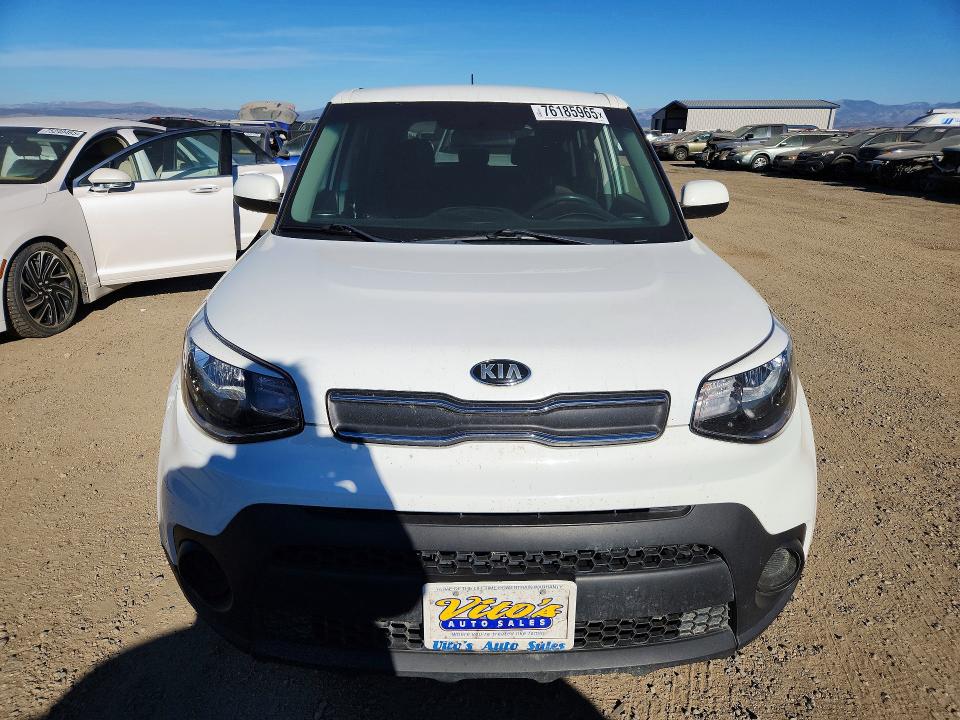 2017 Kia Soul VIN KNDJN2A26H7480744 COPART salvage auction — REAR END, Id - Salvage Certificate Of Title, sold $225 on 2026-07-28 (photo 5)