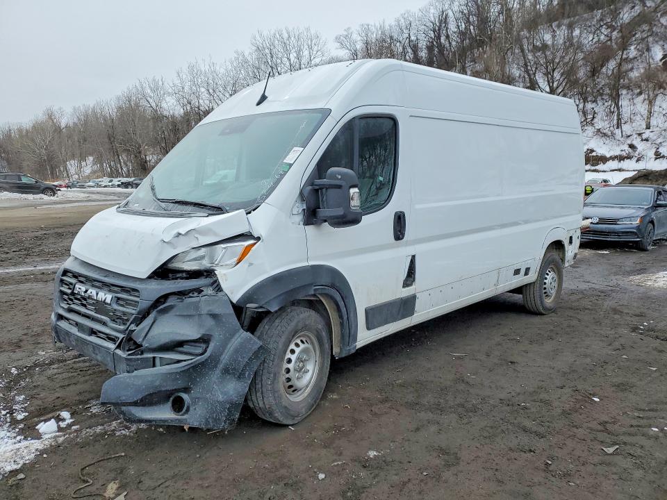 2026 Ram Promaster 2500 VIN 3C6LRVDG9TE153860 COPART salvage auction — FRONT END, Va - Non-Repairable Certificate, sold $7,800 on 2026-07-22 (photo 1)