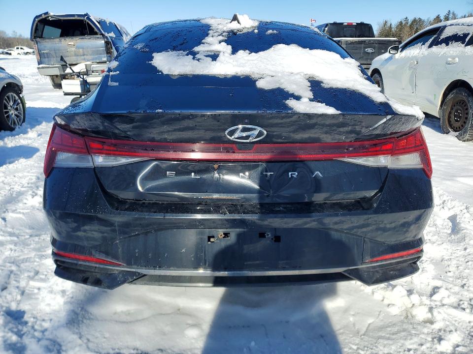 2021 Hyundai Elantra VIN KMHLN4AG2MU100581 COPART salvage auction — FRONT END, On - Permit Salvage, sold $200 on 2026-07-21 (photo 6)