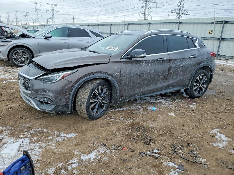 2017 Infiniti Qx30 VIN SJKCH5CR8HA021291 COPART salvage auction — FRONT END, Il - Salvage Certificate, sold $1,100 on 2026-07-09 (photo 1)