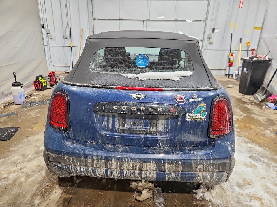 2025 Mini Cooper VIN WMW23GX09S2X48586 COPART salvage auction — FRONT END, Nh - Cert Of Title-Salvage, sold $100 on 2026-07-23 (photo 6)