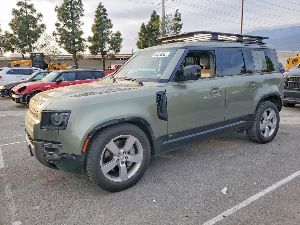 2021 Land rover Defender VIN SALE37RU6M2037603 COPART salvage auction — MINOR DENT/SCRATCHES, CA - DIS/DLR/EXP ONLY CLEAN TITLE, sold $30,500 on 2026-07-21 (photo 1)