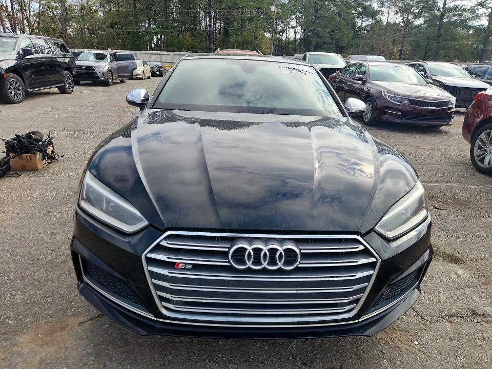 2018 Audi S5 VIN WAUP4AF57JA032447 COPART salvage auction — MINOR DENT/SCRATCHES, Al - Certificate Of Title (P), sold $8,900 on 2026-07-28 (photo 5)