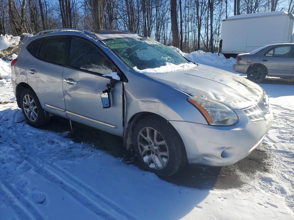 2012 Nissan Rogue VIN JN8AS5MV1CW411933 COPART salvage auction — ROLLOVER, Ct - Cert Of Title-Salvage, sold $475 on 2026-07-23 (photo 4)