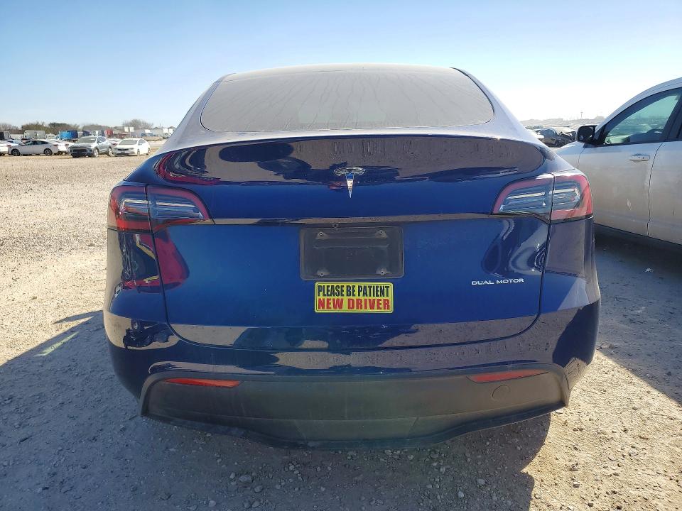2023 Tesla Model y VIN 7SAYGDEE3PA095255 COPART salvage auction — FRONT END, Id - Salvage Certificate Of Title, sold $9,700 on 2026-07-09 (photo 6)