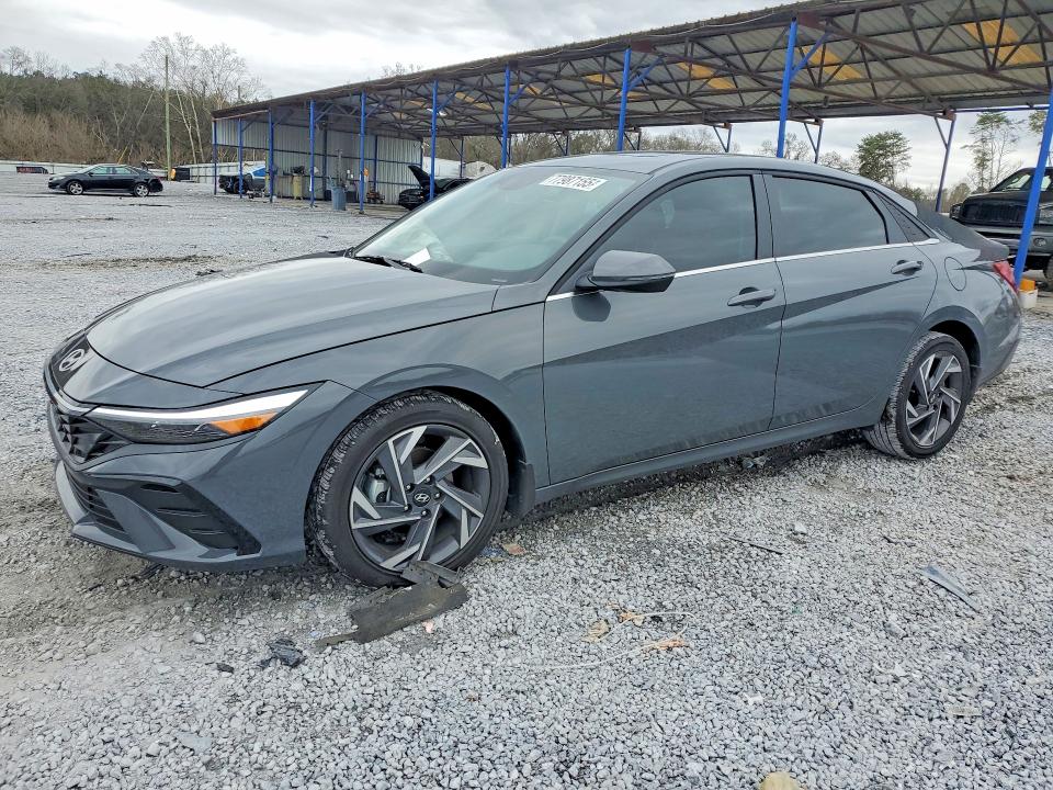 2025 Hyundai Elantra VIN KMHLP4DG0SU074324 COPART salvage auction — FRONT END, ID - SALVAGE CERTIFICATE OF TITLE, sold $250 on 2026-07-30 (photo 1)