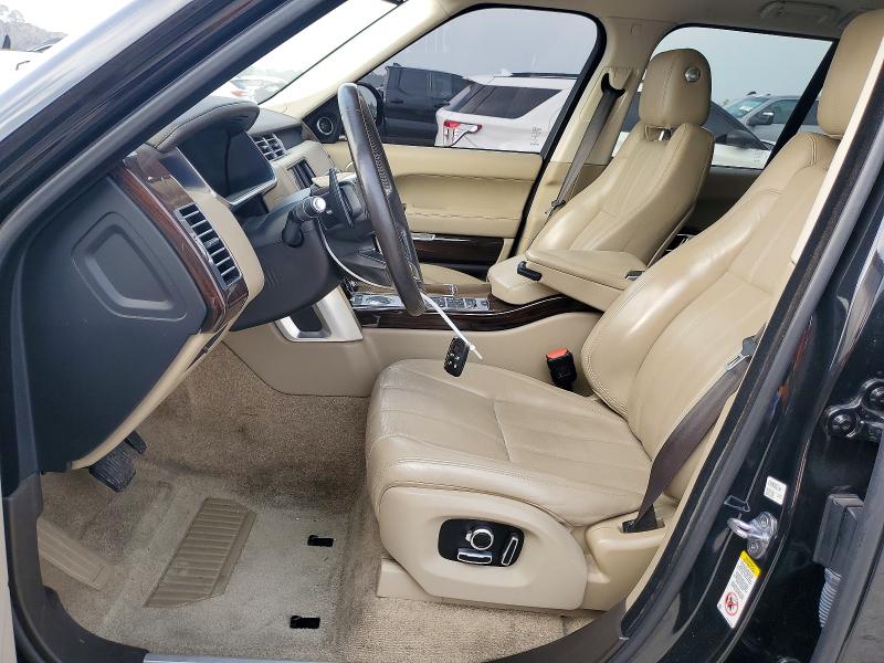 2016 Land rover RANGE ROVER VIN SALGS2PF3GA305634 COPART salvage auction — MECHANICAL, Tx - Certificate Of Title, sold $5,100 on 2026-07-28 (photo 7)