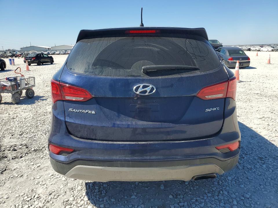 2018 Hyundai Santa fe VIN 5XYZT3LB3JG527832 COPART salvage auction — FRONT END, Tx - Certificate Of Title, sold $1,950 on 2026-07-30 (photo 6)