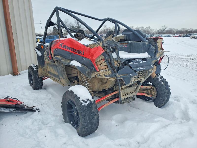 2023 Kawasaki Teryx VIN JKARFCA12PB518960 COPART salvage auction — ROLLOVER, In - Cert Of Title-Salvage Title, sold $2,100 on 2026-07-30 (photo 3)