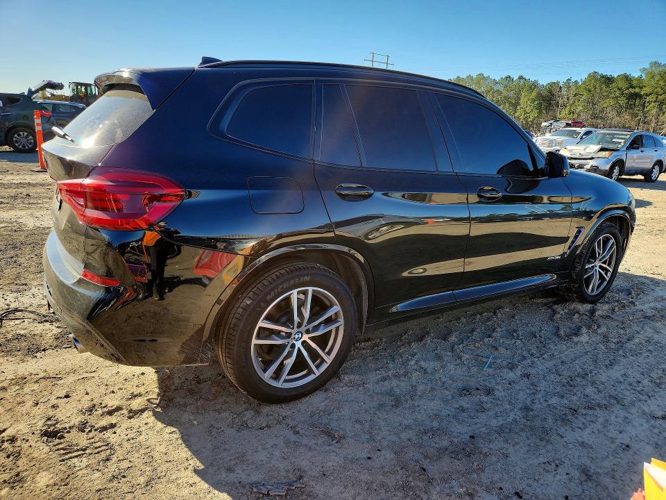2018 BMW X3 VIN 5UXTR9C51JLC75764 COPART salvage auction — Burn Interior, Tx - Salvage Vehicle Title, sold $7,800 on 2026-07-21 (photo 3)