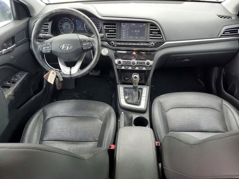 2019 Hyundai Elantra VIN KMHD84LF4KU774454 COPART salvage auction — REAR END, On - Permit Salvage, sold $1,750 on 2026-07-28 (photo 8)