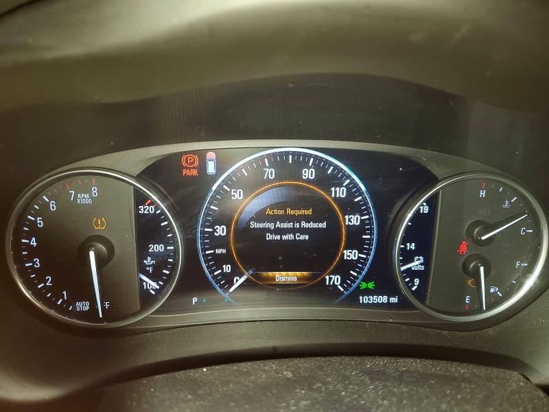 2017 Buick Envision VIN LRBFXESXXHD103653 COPART salvage auction — NORMAL WEAR, VA - CERTIFICATE OF TITLE, sold $4,050 on 2026-07-23 (photo 9)