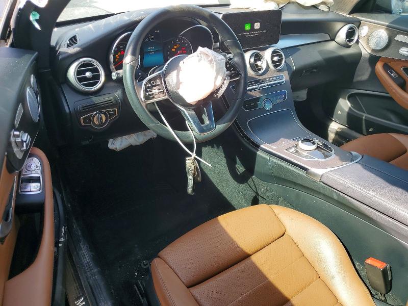 2020 Mercedes-benz C-klasse VIN WDDWJ8DB9LF933131 COPART salvage auction — FRONT END, CA - SALVAGE CERTIFICATE, sold $6,200 on 2026-07-02 (photo 8)