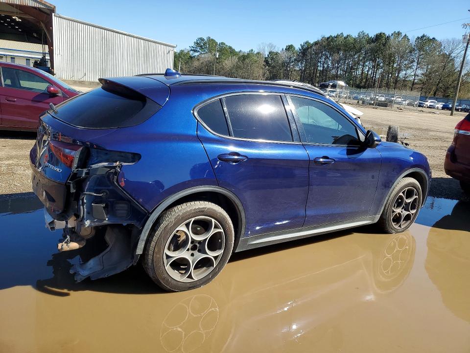 2018 Alfa romeo Stelvio VIN ZASFAKPN3J7B75508 COPART salvage auction — REAR END, Ms - Cert Of Title-Salvaged, sold $2,850 on 2026-07-31 (photo 3)