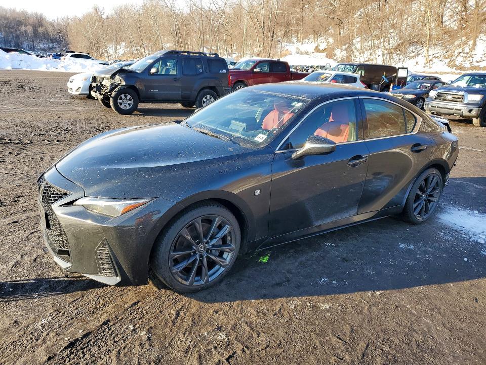 2021 Lexus Is VIN JTHGZ1E29M5019819 COPART salvage auction — REAR END, Id - Salvage Certificate Of Title, sold $16,700 on 2026-07-07 (photo 1)