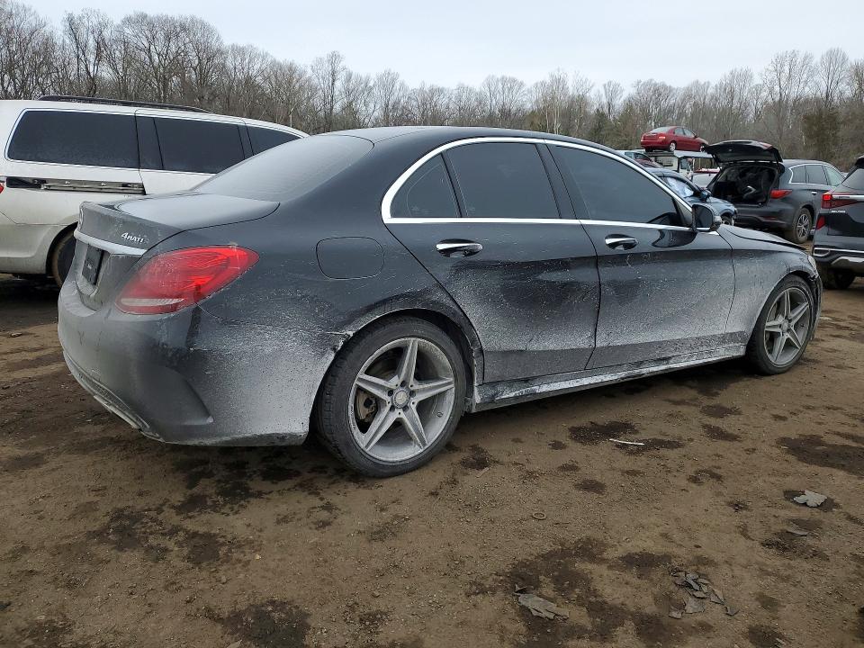 2017 Mercedes-benz C-klasse VIN 55SWF4KB5HU205548 COPART salvage auction — FRONT END, Md - Cert Of Salvage > 75% Damage, sold $4,000 on 2026-07-10 (photo 3)